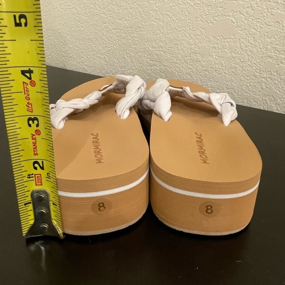 Womens flip flop sandals 8 summer beach boho shoes coquette cottagecore fairy‎ - Picture 4 of 6